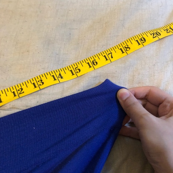 Super Soft Insulated Fleece SILVER LEG Royal Blue Winter Legging - Picture 7 of 8